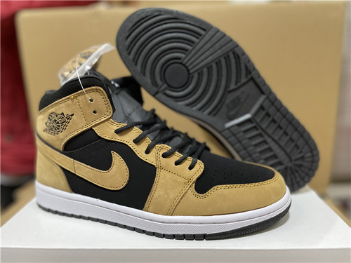 Air Jordan 1 MID SE_ Mid-Gang Wheat_ Item Number_ DB5453-700_ full code shipment_ 36-46-3a56c6dd